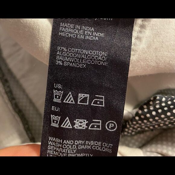 Tommy Hilfiger Black Polka Dot Bermuda Shorts - Picture 7 of 10